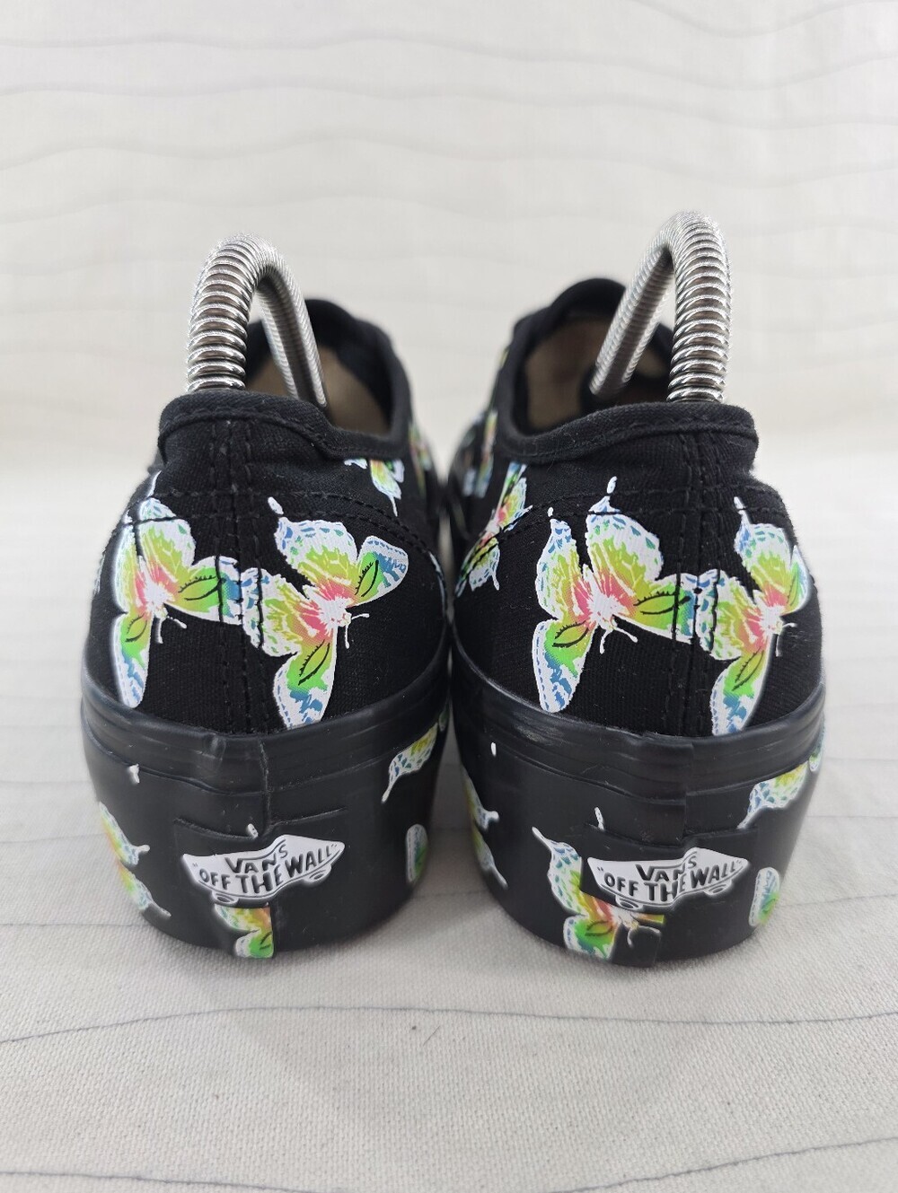 Vans Womens Stac Morph Blackout Glow In The Dark Butterfly Sneakers Shoes Sz 8.5 - Picture 6 of 12